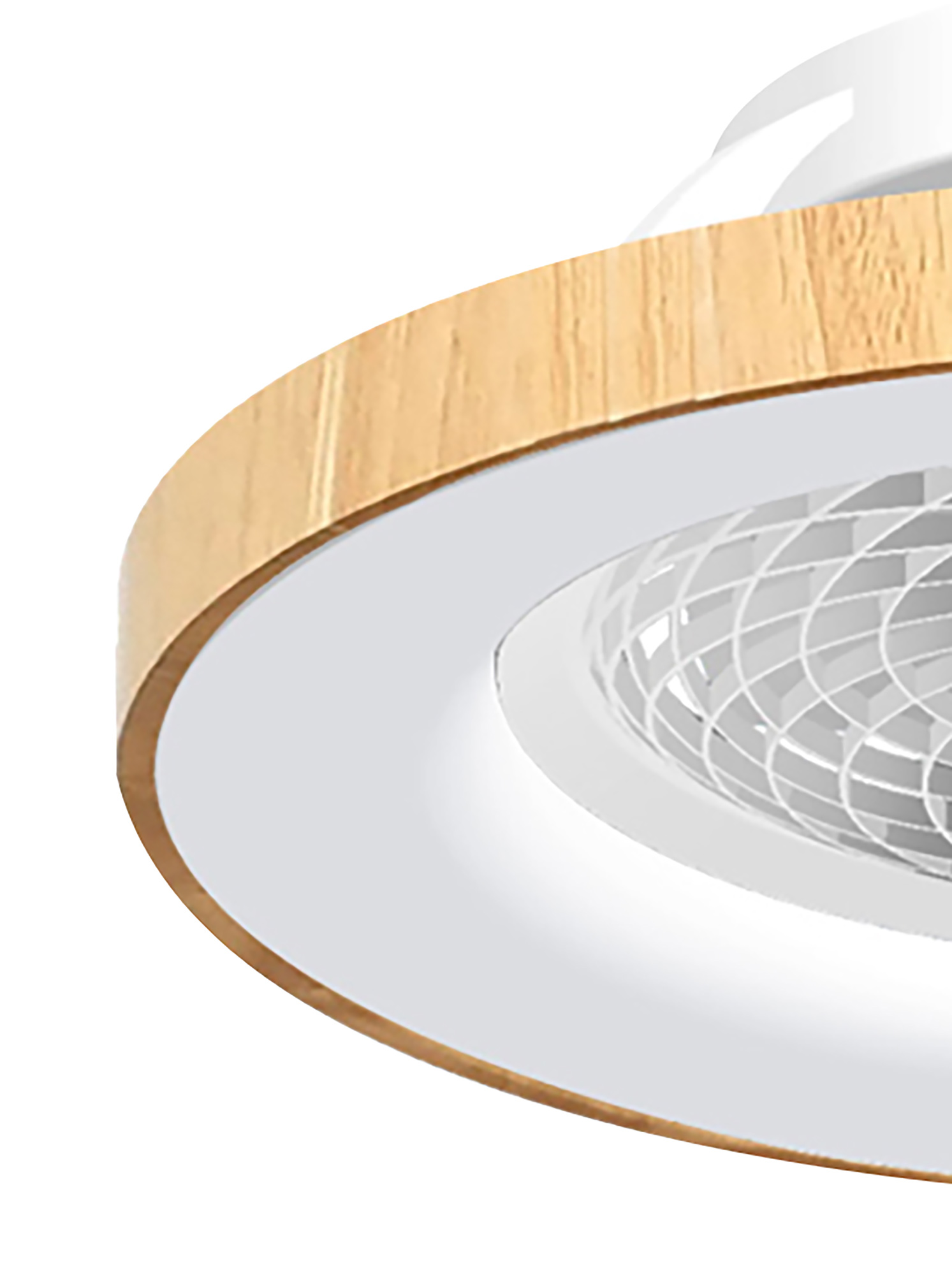 Tibet 70W LED Dimmable Ceiling Light & Fan, Remote / APP / Voice Controlled Wood Effect M7126  Mantra Tibet